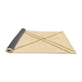 thumbnail image 2 of Ahgly Company Indoor Square Solid Orange Modern Area Rugs, 7' Square, 2 of 4