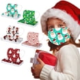 thumbnail image 4 of De Una Sola Vez Cubierta De Cara De Navidad Colorido Estampado De Navidad Cubierta De Cara Transpirable 3Ply Earloop Boca Cubierta 50 Piezas Yuarrent HA046061-01, 4 of 6