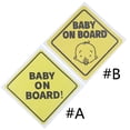 thumbnail image 7 of BIBABLYKE 2pcs Baby on Boards Car Stickers Reflective Night Visibility Vehicle Sticker Waterproof Vehicle Decal for Child Safety, 7 of 7