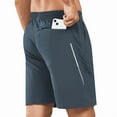 thumbnail image 4 of NORTHYARD Men's 7" Running Athletic Shorts with Zipper Pockets Workout Short, Sizes S-2XL, 4 of 8