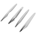 thumbnail image 3 of Front Bumper Fins Trim, Durable ABS Fog Lamp Grille  Trim  For Car Replacement For  GLC-Class X253  Line 2016-2019, 3 of 8