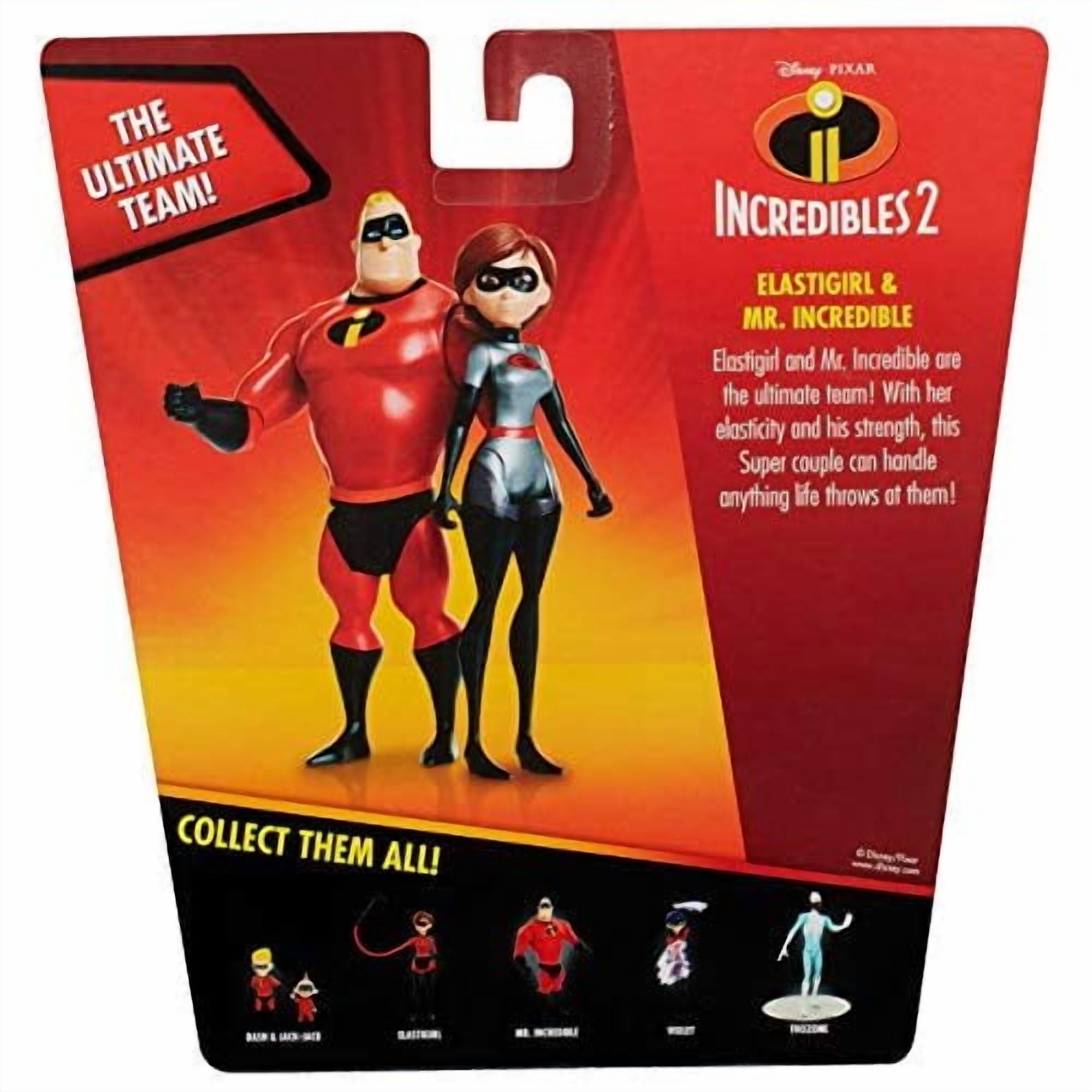 Disney Incredibles 2 Elastigirl & Mr. Incredible 4 Scale Action
