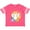 Football Pink and White, variant on Inktastic Baseball Sports Heart Girls Toddler T-Shirt