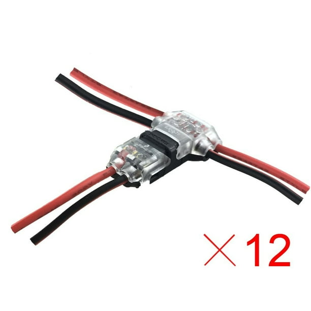 Wire Connectors Pack of 12 Low Voltage T Tap Wire Connectors T Type 2