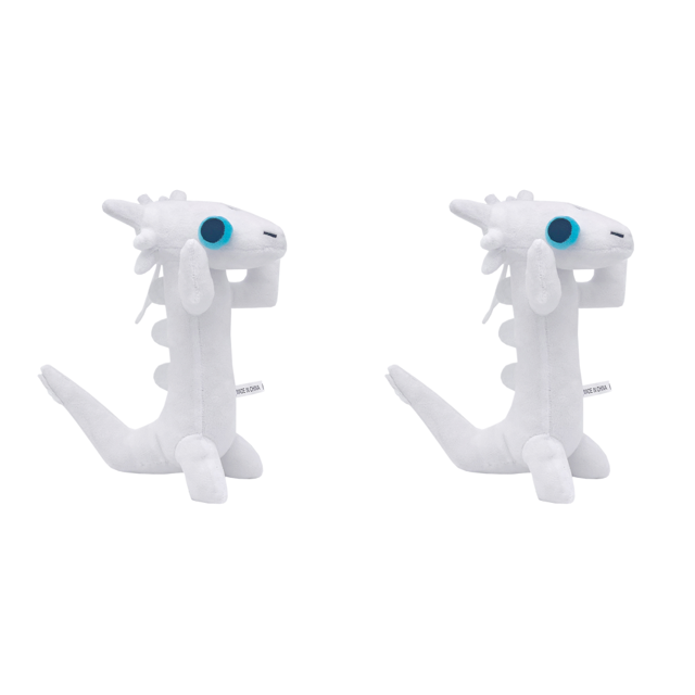 Peluche de 984 pulgadas juguete de dragón bailando suave almohada de juguete de animales de peluche de Anime color blanco