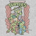 thumbnail image 2 of Men's Teenage Mutant Ninja Turtles Brick Jump Sweatshirt Athletic Heather Medium, 2 of 4