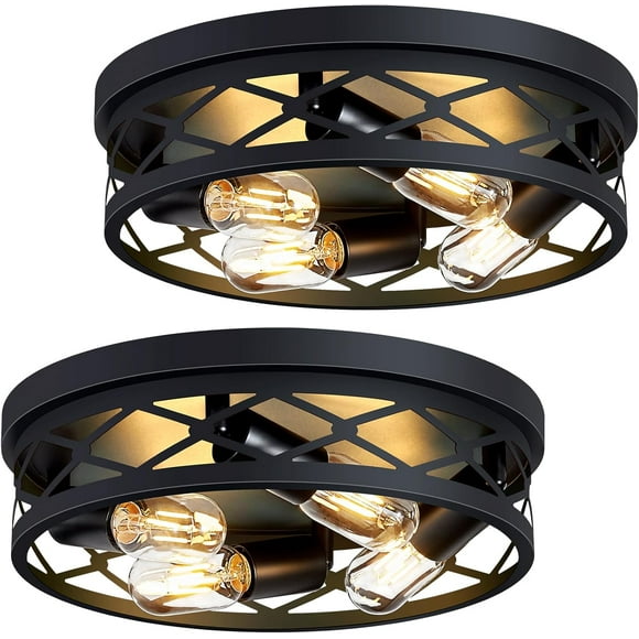 AIR-4-Light Farmhouse Ceiling Light Fixture,14 inch Hallway Lighting Fixtures Ceiling,Light Fixtures Ceiling Mount for Kitchen,Entryway,Hall,Bedroom E26 Base