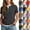 Black, variant on VJGBEGW Women's Fashion Fake Two-Piece Henley Neck Short Sleeve T-Shirt Casual Loose Fit Basic Tee Top Breathable Cotton Blend Shirt Black L