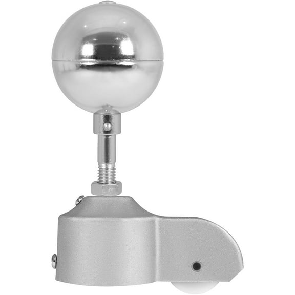 Flagpole Truck with Nylon Pulley and Aluminum Flagpole Ball Topper Ornament, Fit Standard USA Flag Poles of 1.6" to 2" Diameter, Fit for LED Pole Lights (Silver) …