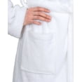 thumbnail image 4 of TowelSelections Women's Soft Plush Robe Fleece Kimono Spa Bathrobe Large/X-Large White, 4 of 6