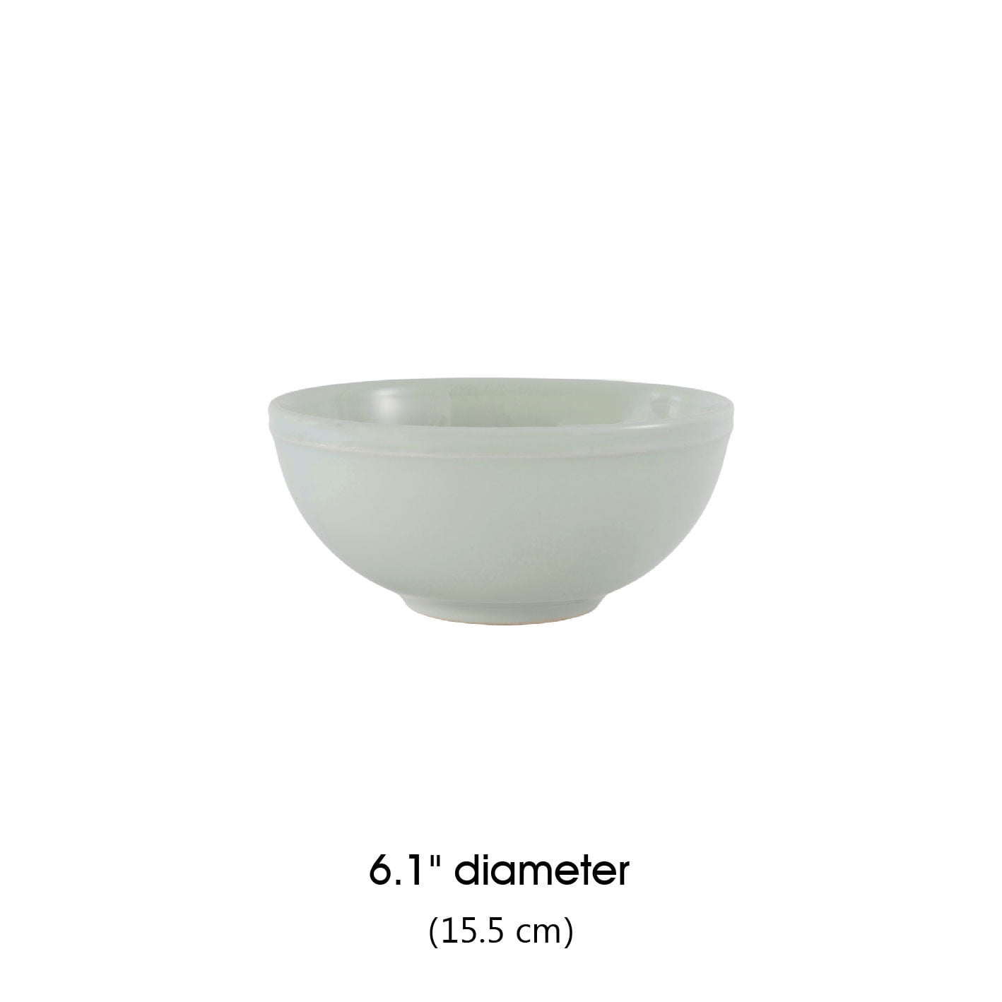 Mainstays 6.1in Darby Green Stoneware Bowl