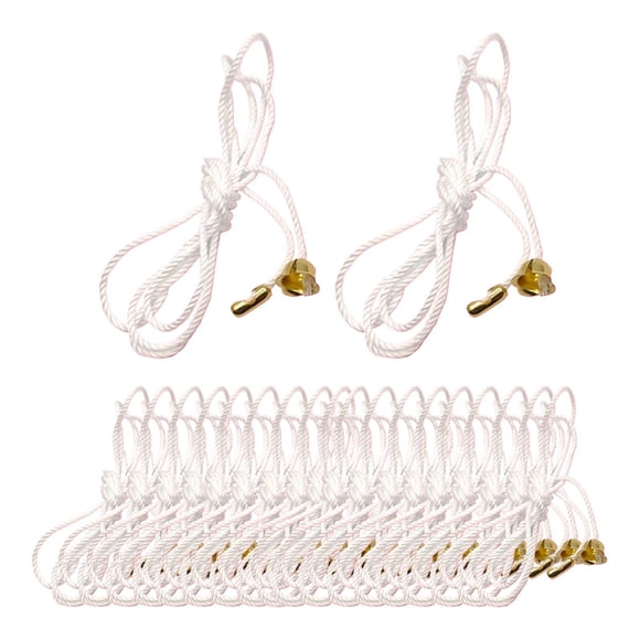 20 piezas de interruptor de ventilador de techo, cable de tracción para luz, decoración colgante, regalos, bricolaje, hogar, tirador Oro
