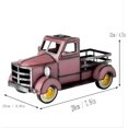 thumbnail image 4 of Decoración de maceta para jardín con diseño de camioneta solar de estilo retro, 4 of 8