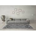 thumbnail image 3 of Ahgly Company Indoor Square Abstract Gray Modern Area Rugs, 5' Square, 3 of 4