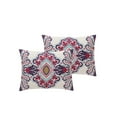 thumbnail image 6 of VCNY Home Amherst 5-Piece Red Damask Reversible Comforter Set, King, 6 of 8