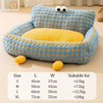 thumbnail image 1 of Super Warm Dog Bed Winter Dog Cat Sleeping Sofa Kennel Thickened Dog Cushion For Small Medium Large Dogs Chihuahua Teddy ShopWise Round, 1 of 7