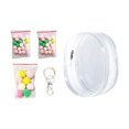 thumbnail image 1 of Bunblic Clear Figure Display Bag,PVC Doll Display Case,Zipper Closure Tiny Doll Pouch Small Doll Storage Bag for Mini Dolls Figures white, 1 of 7