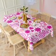 thumbnail image 3 of Pink Breast Cancer Rectangle Tablecloth 60"x120",Waterproof Polyester Rectangle Table Cloth, Wipeable Spillproof Polyester Tablecloth for Dining, Camping, Indoor and Outdoor, 3 of 6