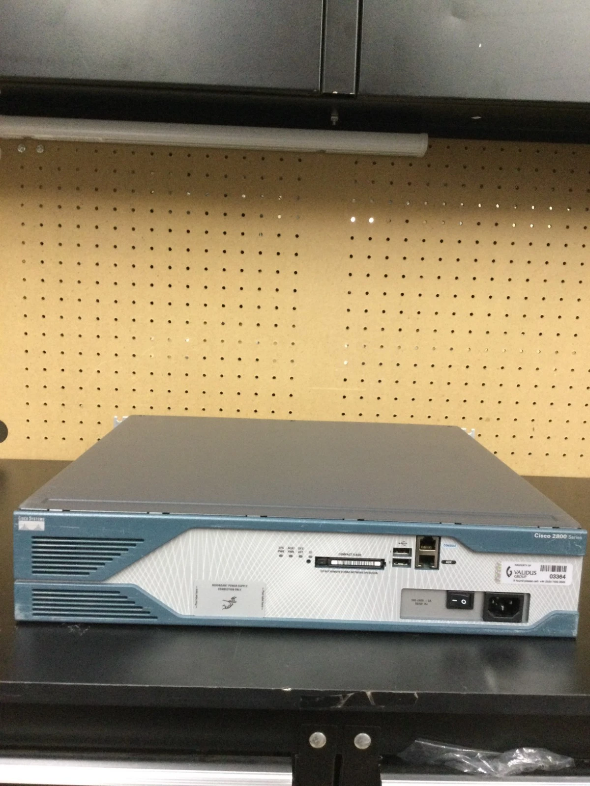 used Cisco 2800 Series 2821 CISCO2821-K9 2 Port Gigabit Wired Router