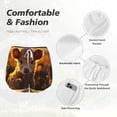 thumbnail image 6 of Lsque Sunset Sunflower Cow Printed Women's Running Shorts with Liner Pockets,Elastic Quick Dry Workout Athletic Gym Yoga Shorts,Womens High Waist Shorts-Small, 6 of 9