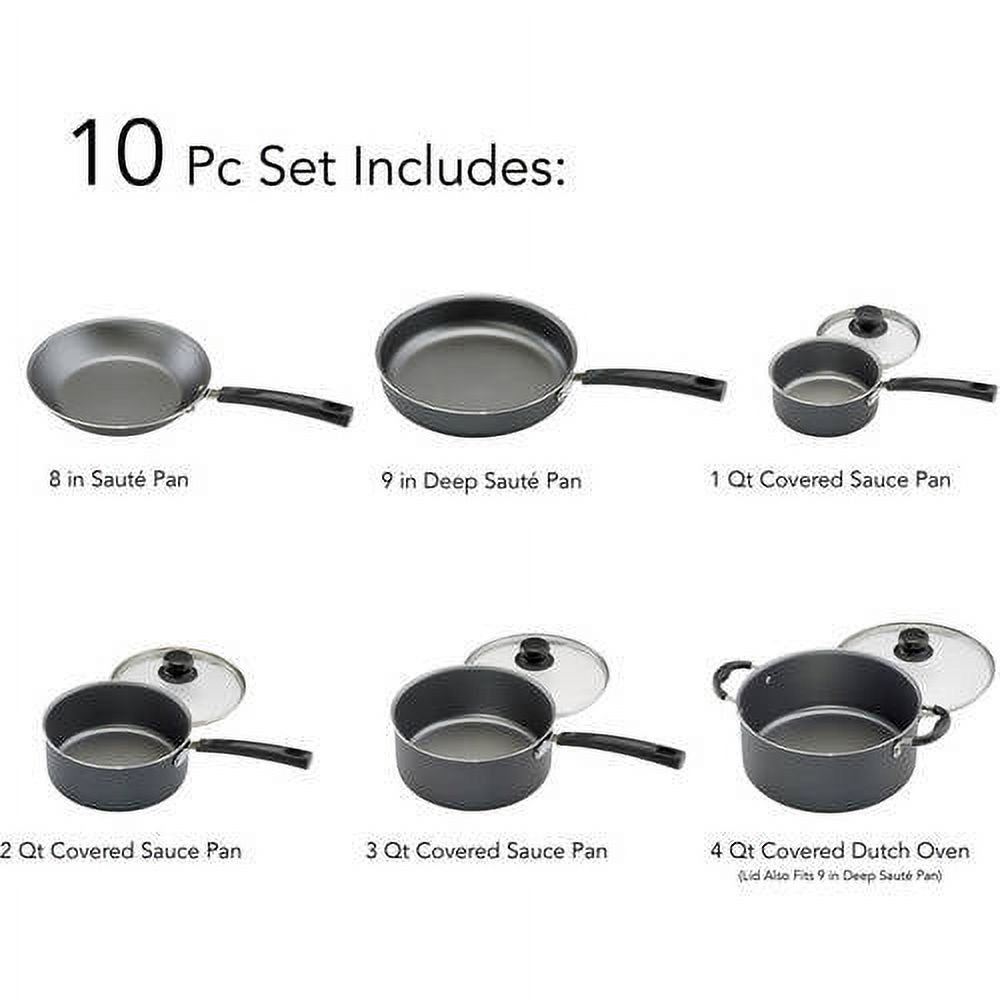 Tramontina Primaware Non-stick Cookware Set, 10 Piece - image 4 of 7