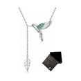 thumbnail image 1 of Collar Con Dije De Colibrí Plata 925 Reglo Para Mujer Moda Malubero  Plateado, 1 of 4