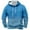 Light Blue, variant on CONFREE Men's Hoodie Gradient Color Hoodies For Men Long Sleeve Casual Pullover Hooded Sweatshirts With Pockets