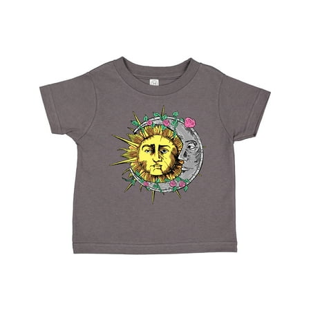 

Inktastic 1st Day of Spring Sun and Moon Equinox with Pink Flowers Gift Toddler Boy or Toddler Girl T-Shirt