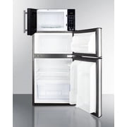 Summit Appliance 2 Door Microwave & Refrigerator-Freezer Combination with Allocator