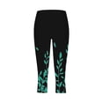 thumbnail image 5 of Stamzod Women's High Waisted Yoga Capris Summer Non See Through Workout Athletic Running Capri Leggings Multicolor-6 XL, 5 of 5