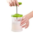 thumbnail image 1 of braveheart 1PC Presse Manuelle Double Mesh Creamer Creamer DIY Cream Maker Outils de Cuisson Vert, 1 of 1