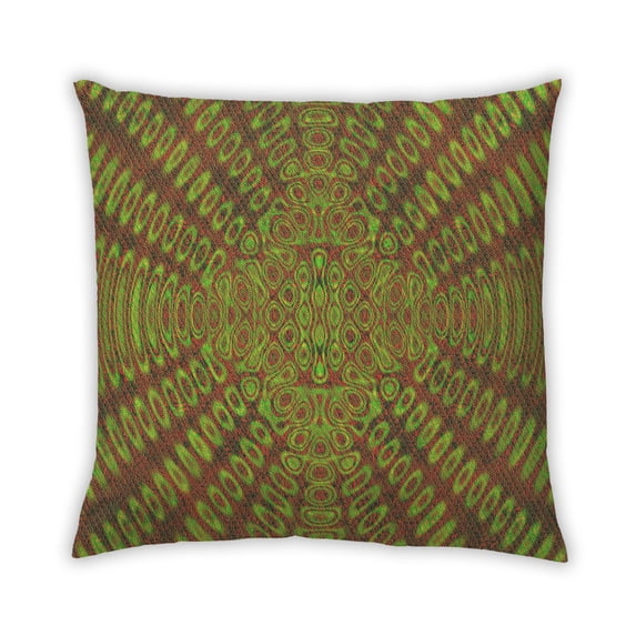 Ahgly Company Outdoor Square Contemporary Throw Pillow, 18 inch by 18 inch
