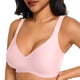 thumbnail image 5 of Ropa Interior Transpirable para Mujeres Sujetador Delgado de Tamaño Grande sin Bordes Reunión Diseño Ropa Interior Inalámbrica Diaria Cómoda, 5 of 6