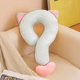 thumbnail image 2 of Vwrxbz Ice Silk Question Mark Pillow for Office Nap Neck Support, 2 of 9
