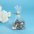 thumbnail image 6 of Uxcell Clear Plastic Bags for Candy 4"x2.5" with 3" Foil Twist Ties Mixed Color 100 Set, 6 of 7
