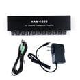 thumbnail image 1 of Amplificador de auriculares Amplificador estéreo de 10 canales AUX 3.5mm DC12-24V Amplificador de audio estéreo para música Hugtrwg Para estrenar, 1 of 9