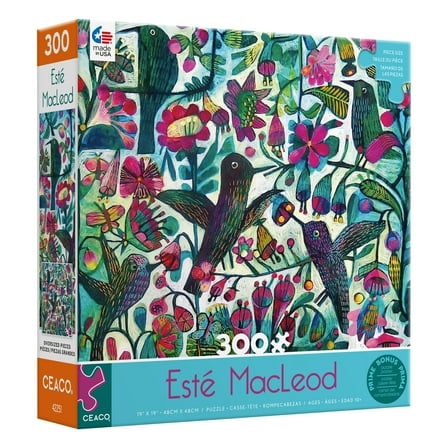Ceaco 300 Piece Este Macleod Hummingbirds Interlocking Jigsaw Puzzle