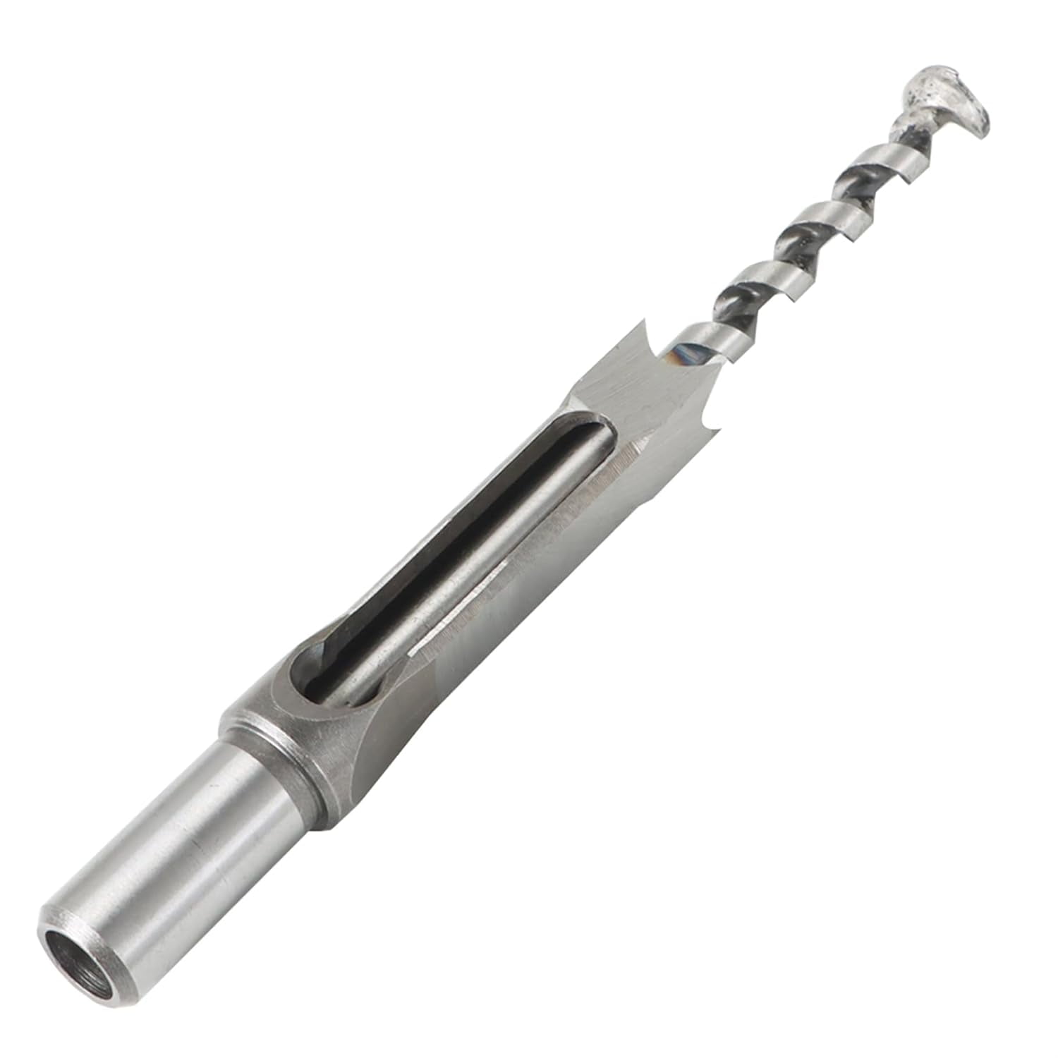 munirater 6PCS Square Hole Mortise Chisel Drill Bit Tools Woodworking Drill Bit Hole Cutter HSS