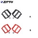 thumbnail image 3 of ZTTO JT04 1 par de aleaciones Pedal plano de bicicleta 32 Puntos antideslizantes Sólido Pedales de ciclismo al aire libre Reemplazo de piezas de ciclo rojo Inevent OD002849-02B, 3 of 7