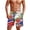 Hibiscus Floral, variant on Yuyamidu Hunting Camo Men's Swim Trunks Quick Dry Comfortable Board Shorts with Pockets Elastic Waist Swimwear for Outdoor Water Sports Beach Surfing Swimming and Summer Vacation Man S