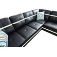 thumbnail image 6 of Ainehome Furniture Sectional Sofa Set, Living Room Sofa Set, Leather Sectional Sofa(Right Hand Facing, Dark Grey), 6 of 7