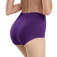 thumbnail image 5 of Icvfdpl Women'S Panties Cotton High Waist Soft Breathable Womens Underwear Briefs Purple Xl, 5 of 5
