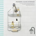 thumbnail image 4 of Bath Bliss Caddy de Douche de Régence 10018-GREY&44; Gris, 4 of 7