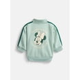 thumbnail image 3 of Disney Minnie Mouse Baby Girls Full Zip Tracksuit, 2-Piece, Sizes 0/3M-24M, 3 of 4