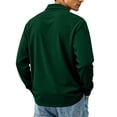 thumbnail image 6 of Trgacdwlo Men Polo Shirts Lightweight Long Sleeve Work Shirts for Men Summer Fall Sun Protection Mens Golf Polo Shirt with Pocket Dark Green L, 6 of 10