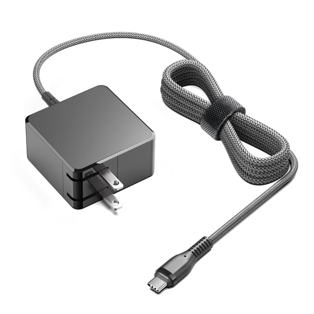Cargador de batería HKY U65 65W USB-C PD con cable de 1,8 m 110-240 V