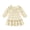 Brown 1, variant on MAMAMI Toddler Girl Fall Winter Outfits Ruffled Long Sleeve Dress Soft Casual Dress For Little Girl