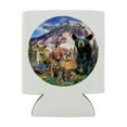 thumbnail image 2 of Mount Rainier National Park Washington WA Animals Bear Fox Cougar Deer Wolf Can Cooler - Drink Sleeve Hugger Collapsible Insulator - Beverage Insulated Holder, 2 of 4