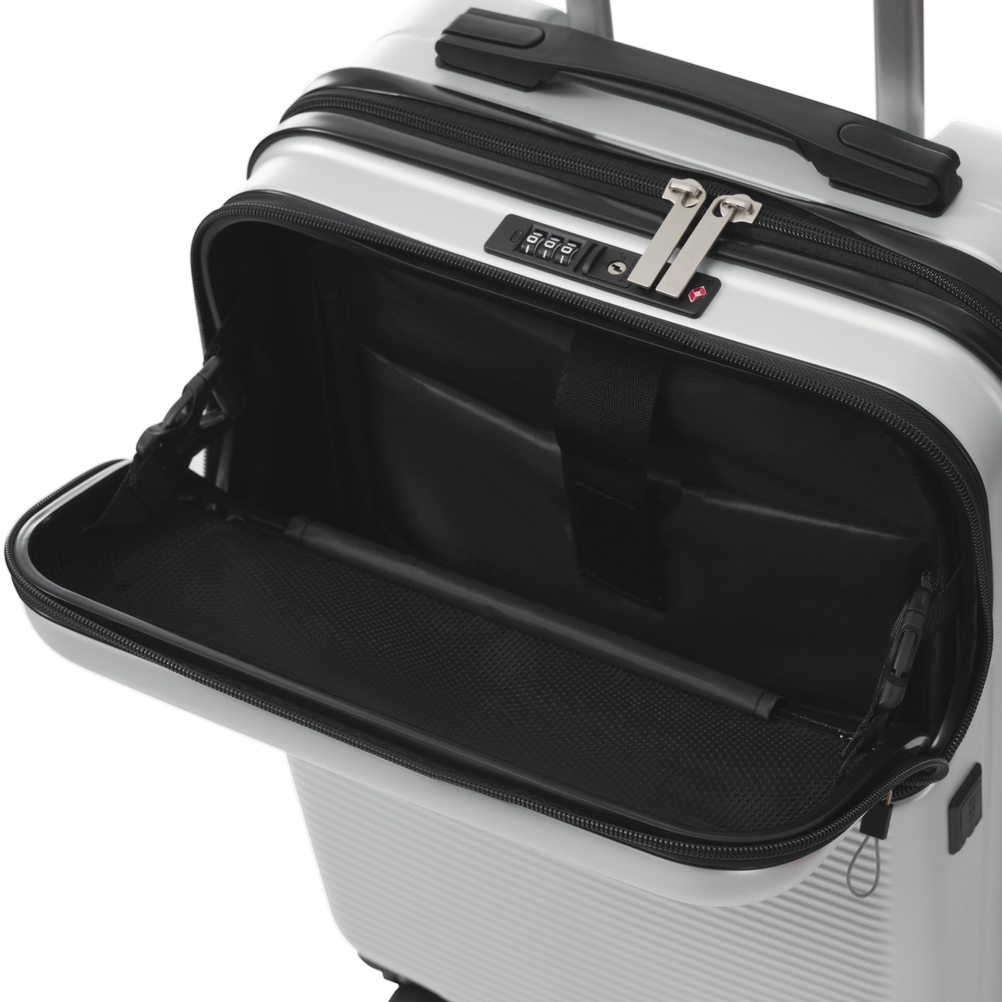 Luggage Sets 5 Piece with Half-opening, Hardside Carry On Suitcase Set with Double Spinner Wheel, Lightweight Travel Luggage with USB Port, TSA Locks