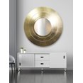 thumbnail image 2 of Espejo Decorativo De Pared Circular; Hoja de oro, 2 of 4